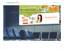 Tablet Screenshot of creativesprout.com